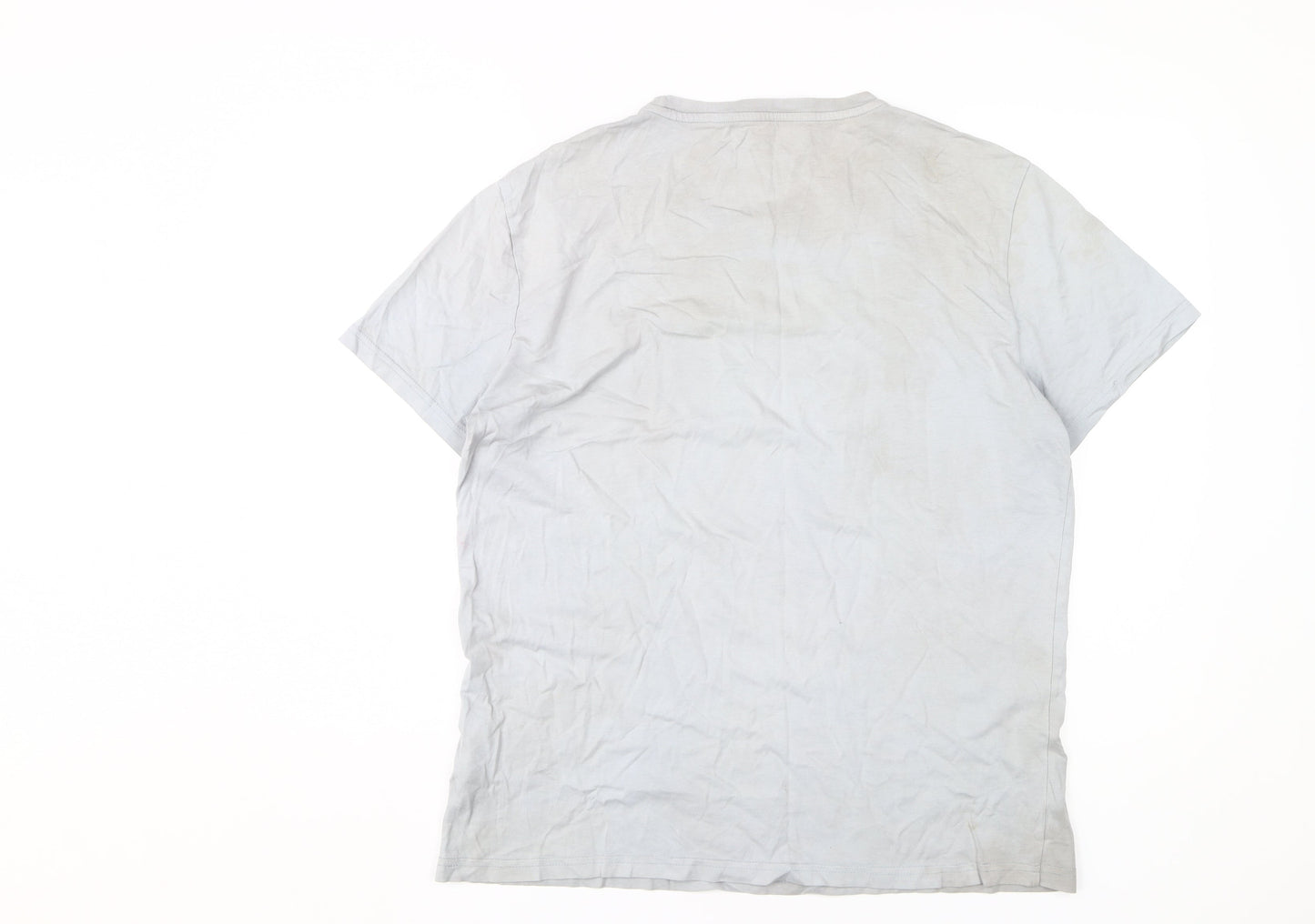 Craghoppers Men's Grey Graphic T-Shirt Size L