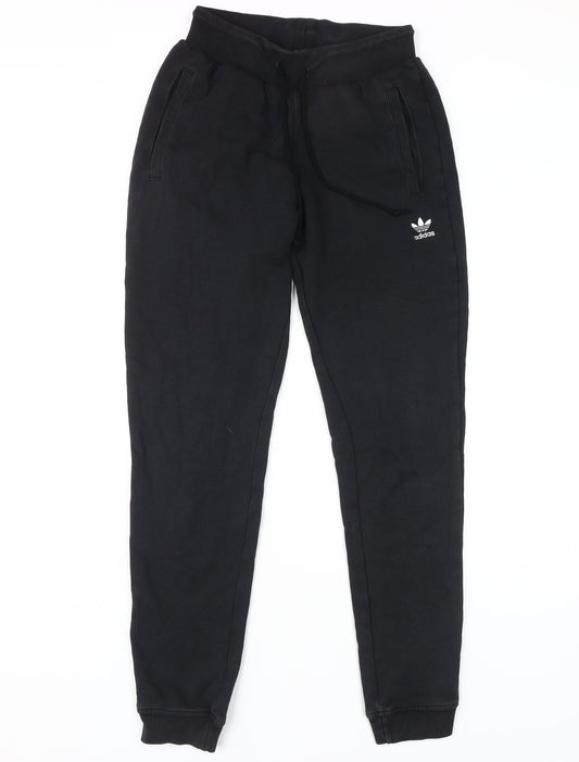 Adidas Women's Black Joggers, Size 6, Casual Wear
