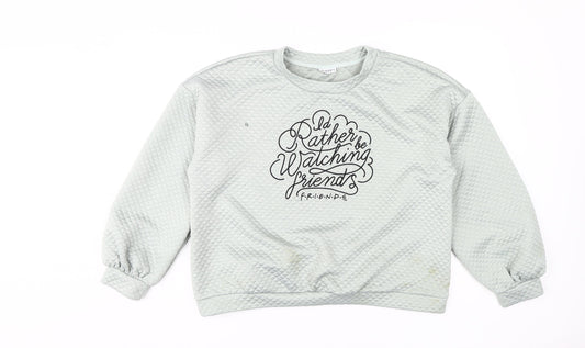 Friends Ivory Women's Pullover Sweatshirt Size 14