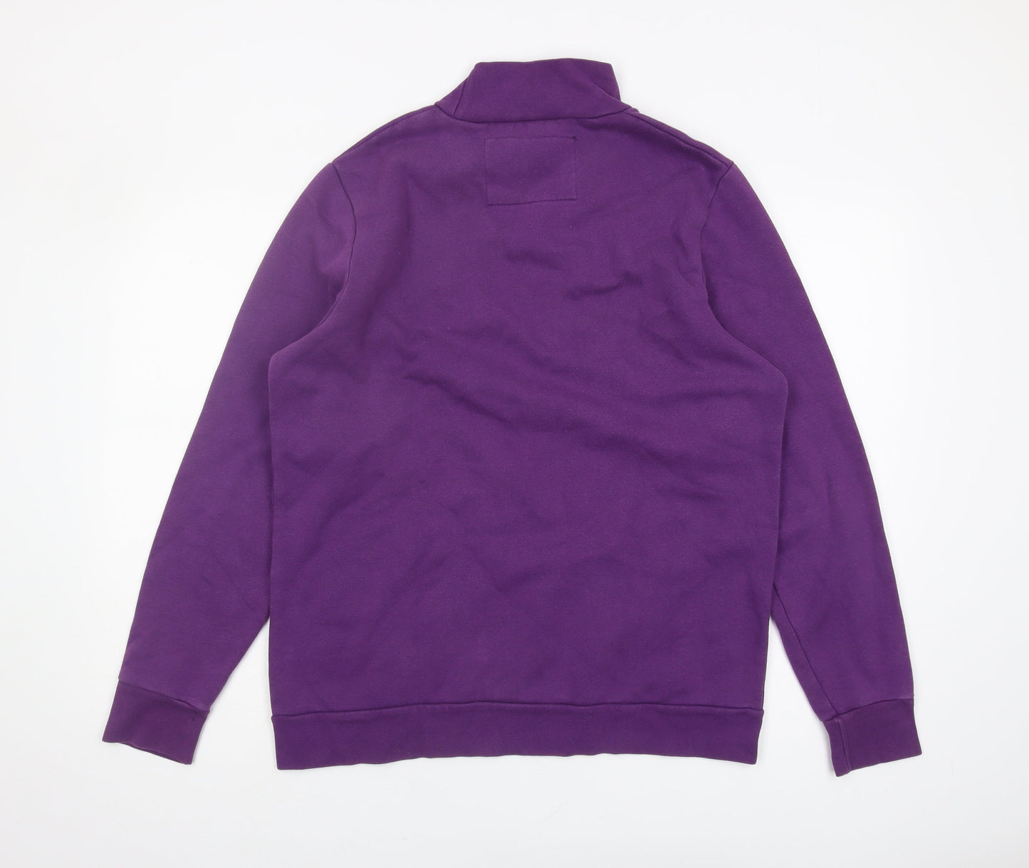 Pull&Bear Men’s Purple High Neck Sweatshirt L