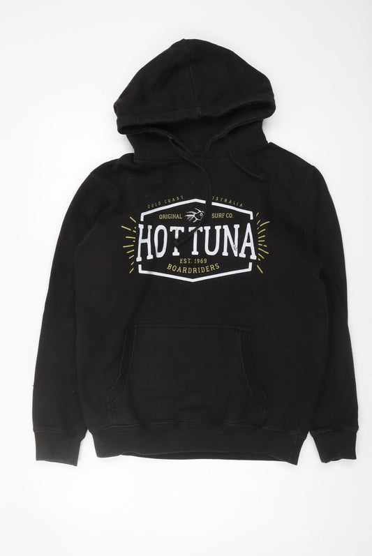 Hot Tuna Men's Black Pullover Hoodie S with Logo