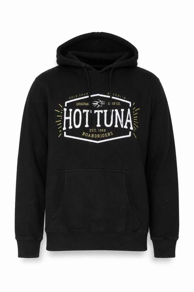 Hot Tuna Men's Black Pullover Hoodie S with Logo