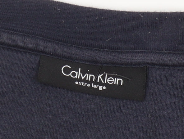 Calvin Klein Men’s Blue XL Pullover Sweatshirt