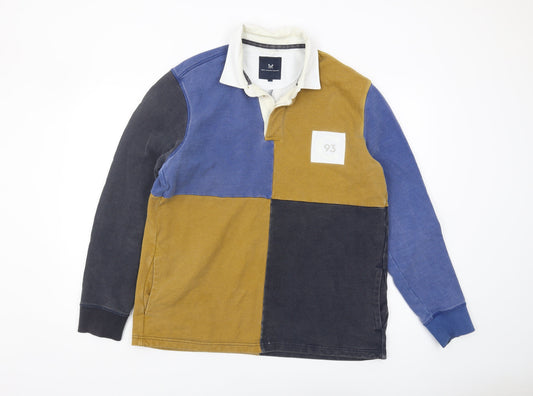 Crew Clothing Men's Multicoloured Sweatshirt L Logo