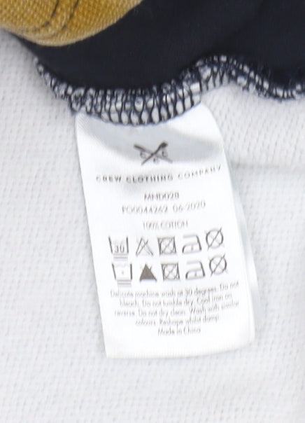 Crew Clothing Men's Multicoloured Sweatshirt L Logo