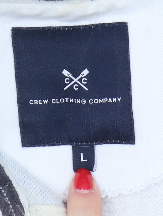 Crew Clothing Men's Multicoloured Sweatshirt L Logo