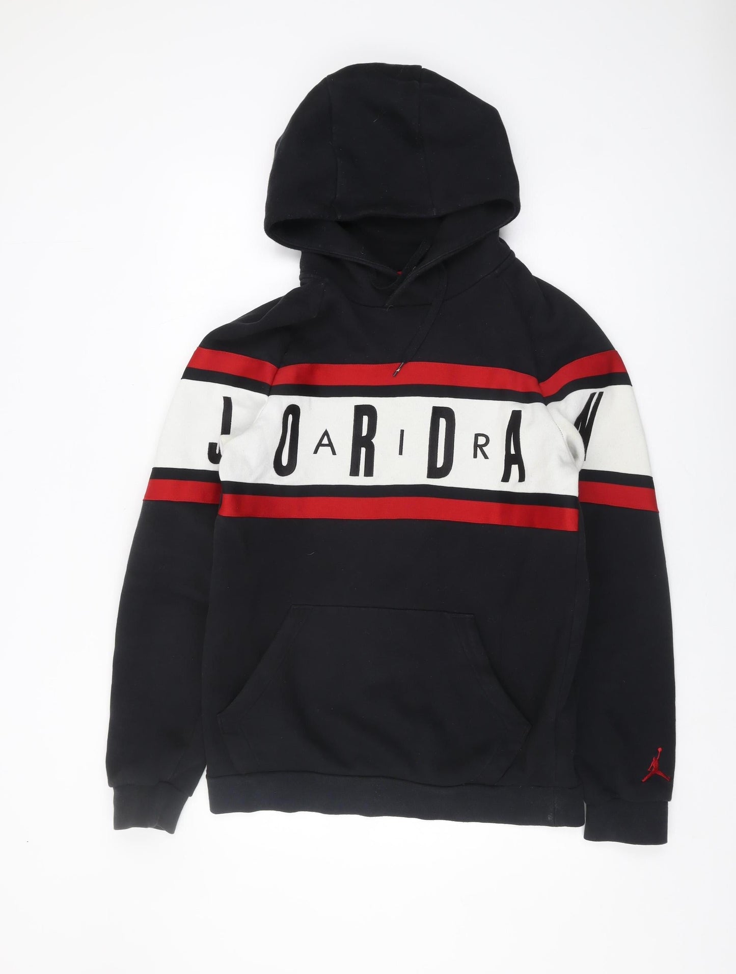 Jordan Men's Black Pullover Logo Hoodie - Small