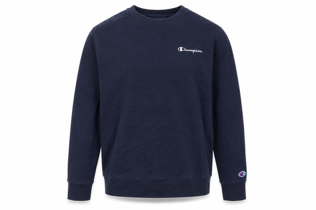 Mens UK M Regular Champion Blue Pullover Sweatshirt