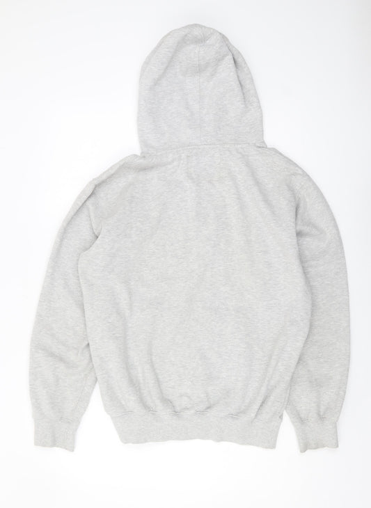 Hard Rock Cafe Men's Grey Pullover Hoodie L