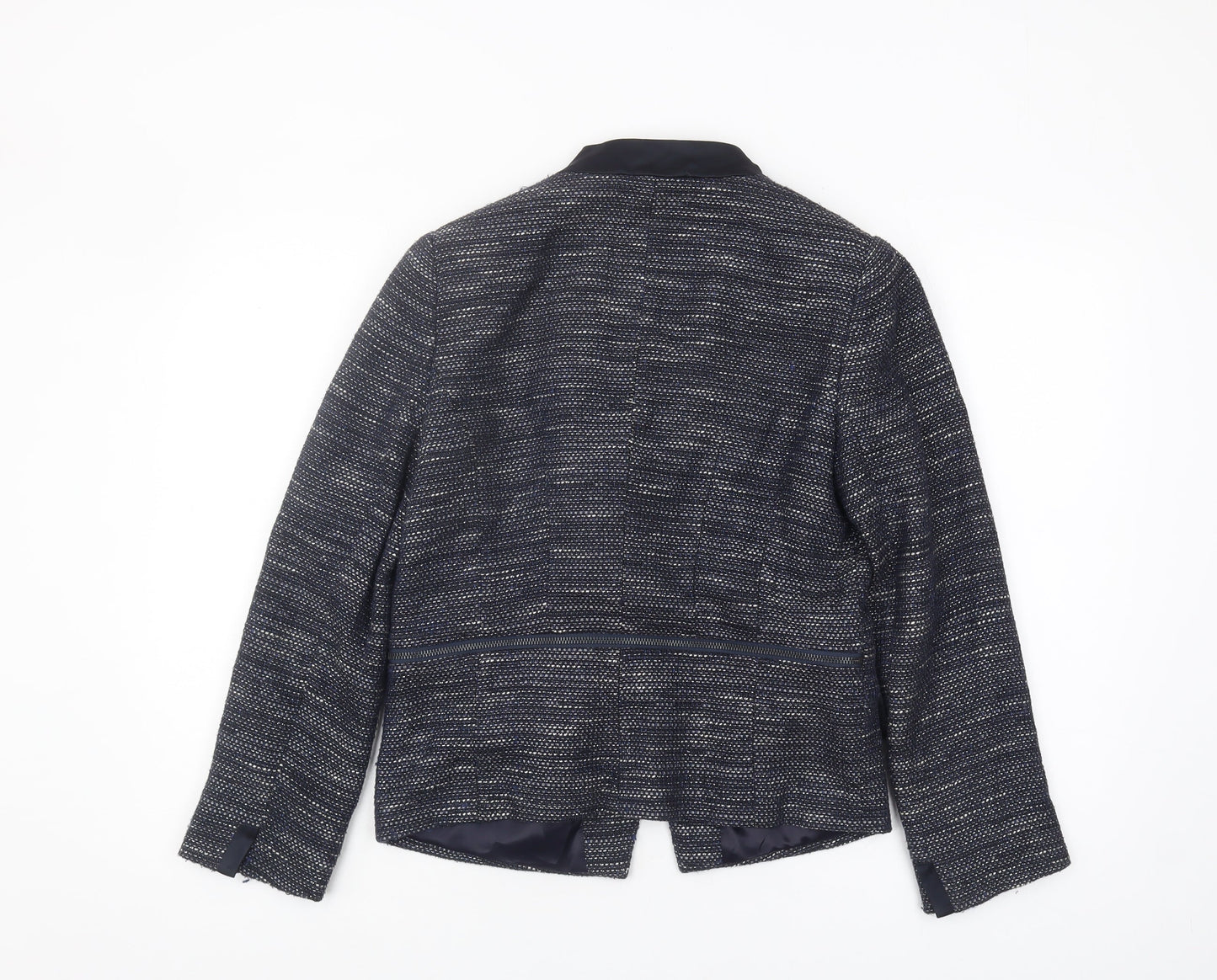 Marks and Spencer Women’s Blue Tweed Blazer Size 12