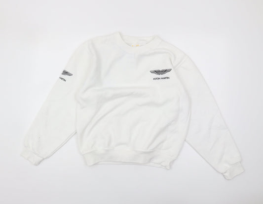 Uneek White XS Sweatshirt Unisex Adults Pullover