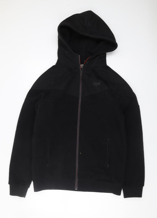 Everlast Men's Black Full Zip Hoodie L