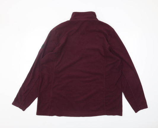 TOG24 Women's Red Pullover Fleece Sweatshirt Size 20