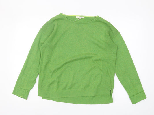 White Stuff Women's Green Pullover Jumper Size 10