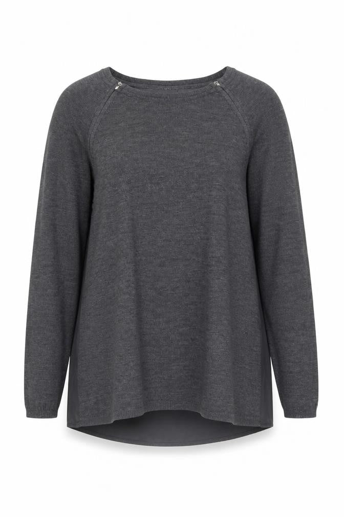 Marks and Spencer Women's Grey Jumper, Size 12