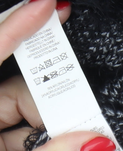 Harry Potter Women's Black Knit Jumper Size 14