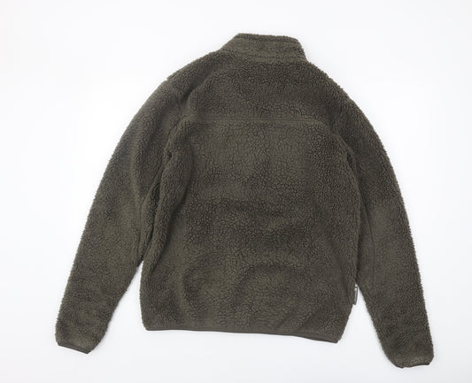 Mountain Warehouse Men's Brown Fleece Pullover Sweatshirt S