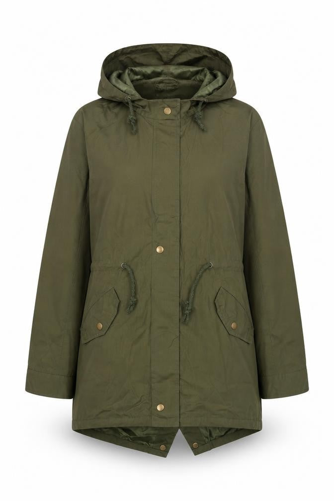 Nicholas Reid Women's XL Green Parka Coat with Hood