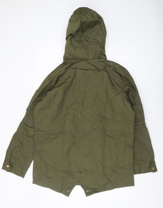 Nicholas Reid Women's XL Green Parka Coat with Hood