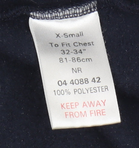 Peter Storm Men's Blue Sweatshirt XS Fleece Crew Neck