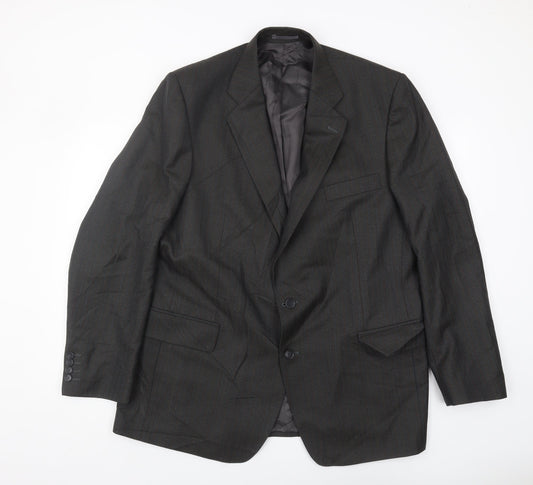 Magee Men's Grey Wool Blazer 46L - Formal Jacket