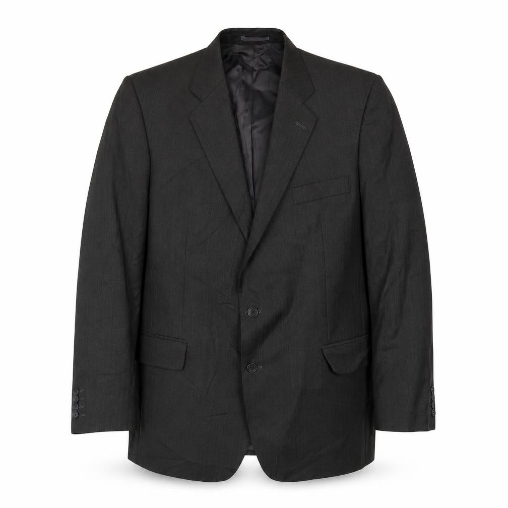 Mens 46 Chest Regular Magee Grey Two-Button Blazer