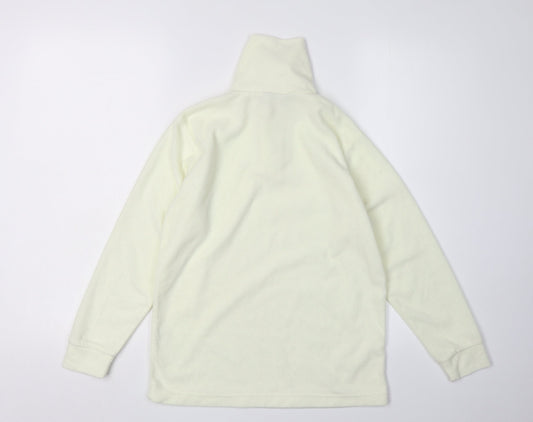 Brekka Ivory 1/4 Zip Fleece Sweatshirt XL