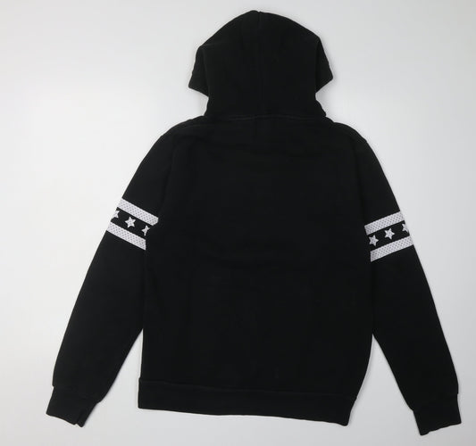 Kickers Men's Black Graphic Hoodie M