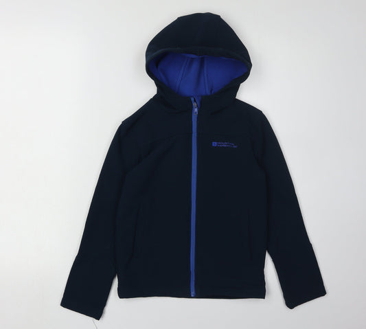 Mountain Warehouse Boys Blue Soft Shell Jacket 7-8 Years