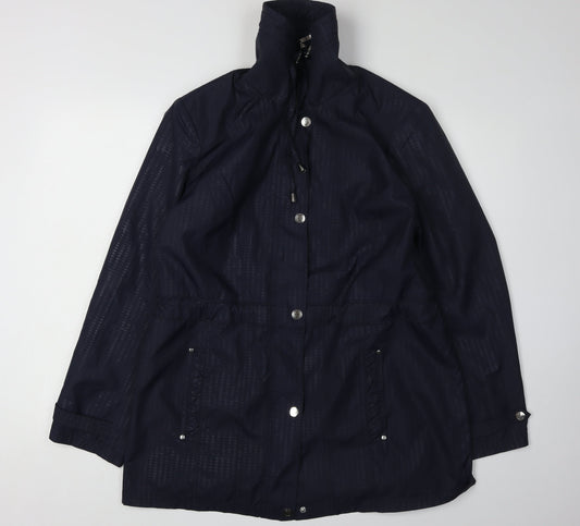 ISLE Women's Blue Long Jacket, Size 14, Casual