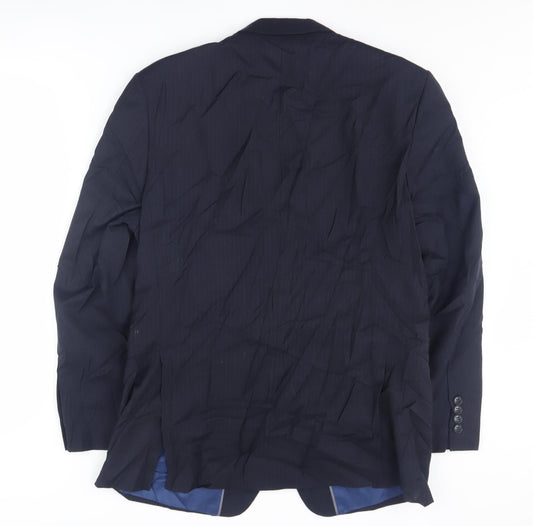 Marks and Spencer Men's Blue Blazer, 40 Regular Fit