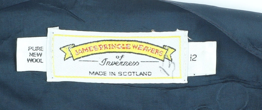 James Pringle Plaid Wool Waistcoat Unisex Size 12