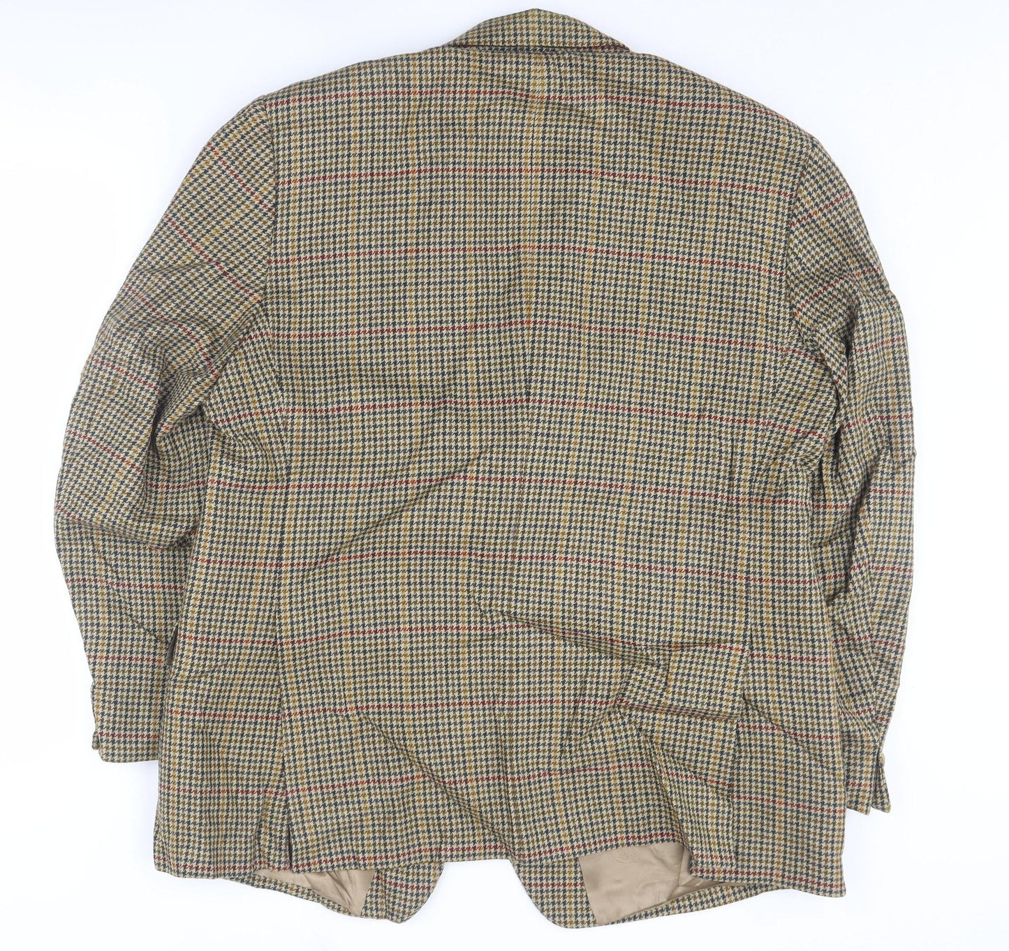 Magee Men's Multicoloured Check Tweed Blazer Size 44S