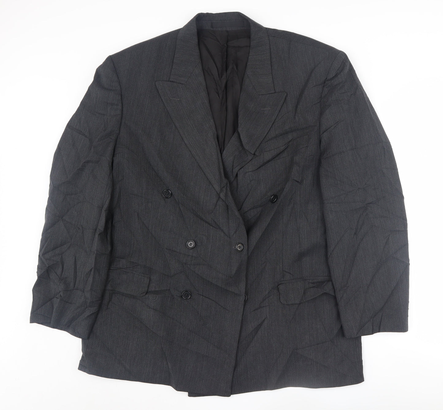 Marks and Spencer Men's Grey Blazer, 46, Regular Fit