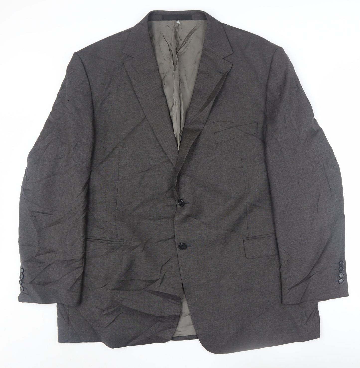 Marks and Spencer Men's Grey Wool Blazer, 48R