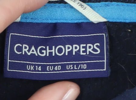 Craghoppers Women's Blue Zip Jacket UK 14