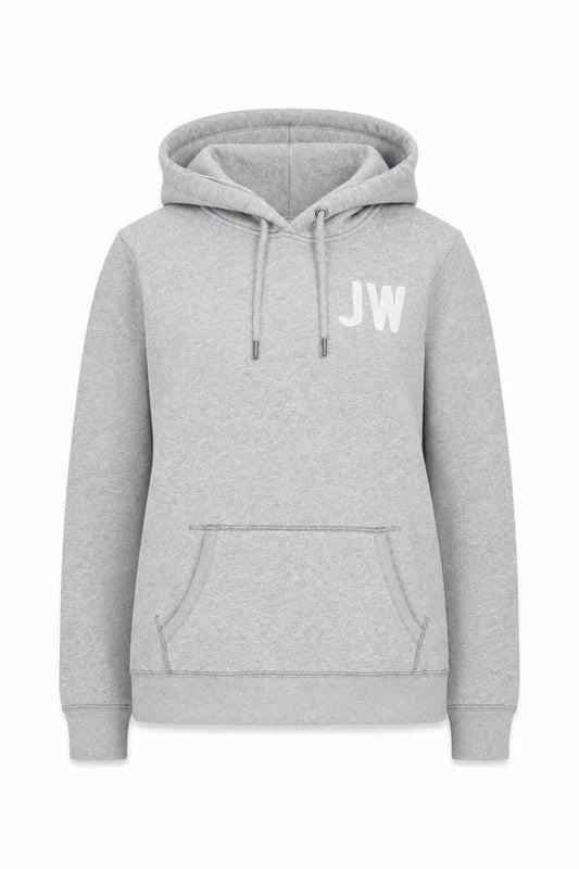 Womens UK 12 Regular Jack Wills Grey Pullover Hoodie