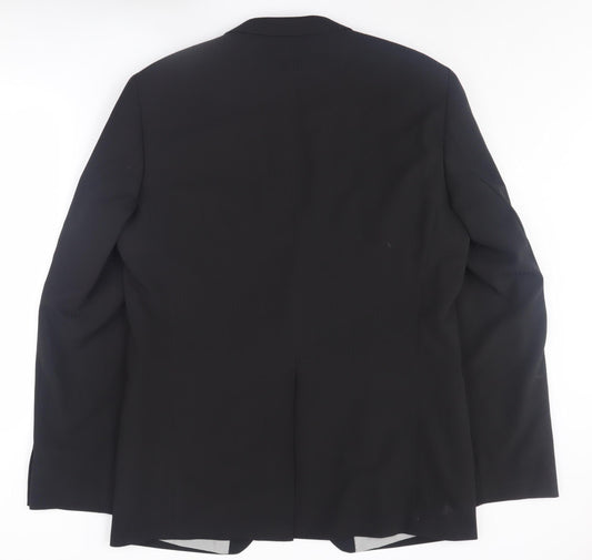 Montego Men's Black Regular Fit Blazer Jacket 42