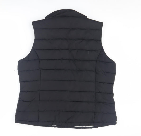 Peter Storm Women's Black Puffer Waistcoat Size 16
