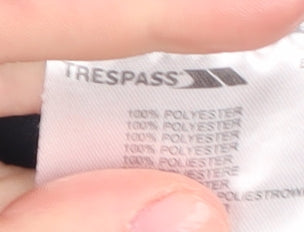 Trespass Men's Grey Fleece 1/2 Zip Sweatshirt, Size S