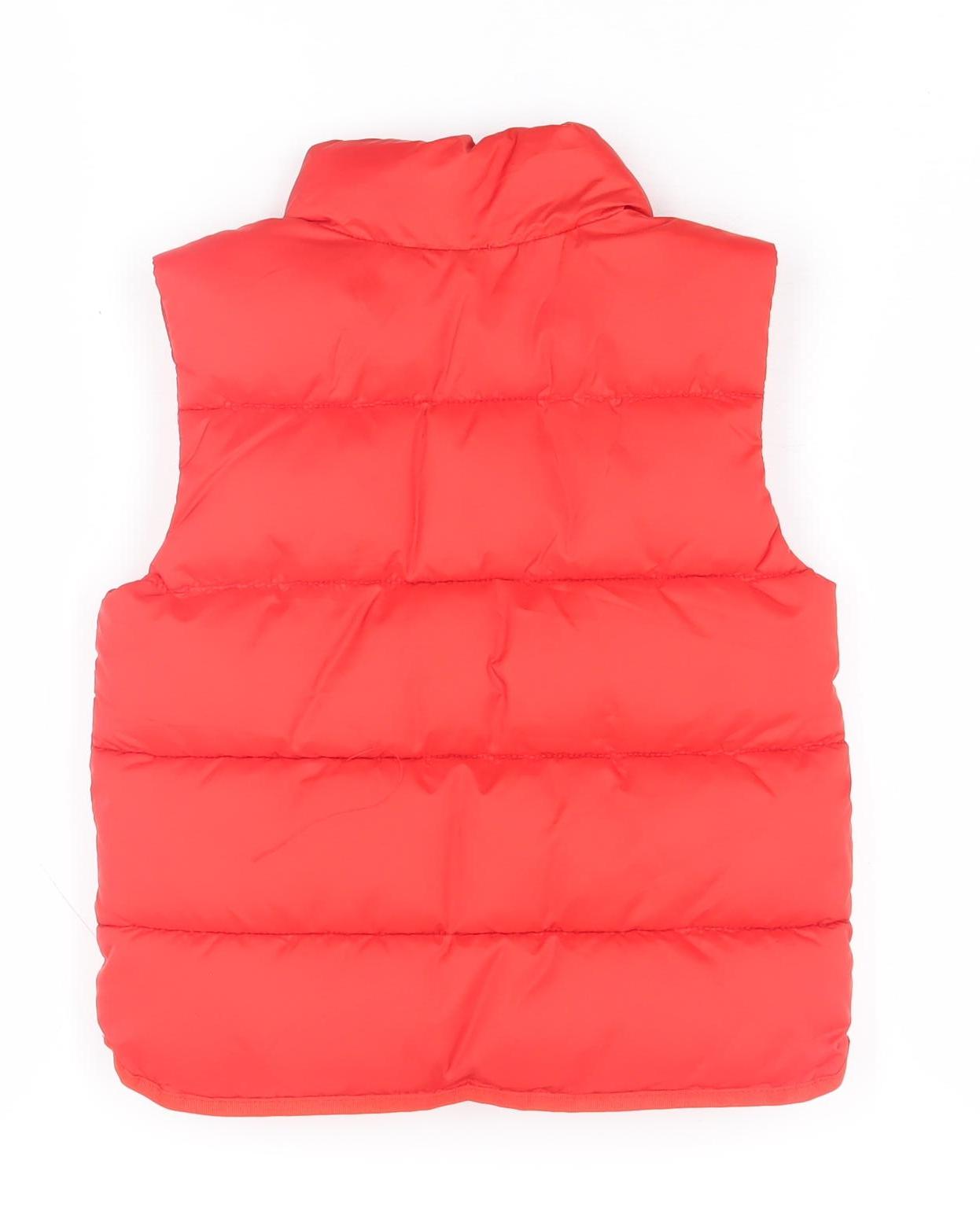 H&M Boys Red Puffer Jacket, Size 3-4 Years, Autumn/Winter