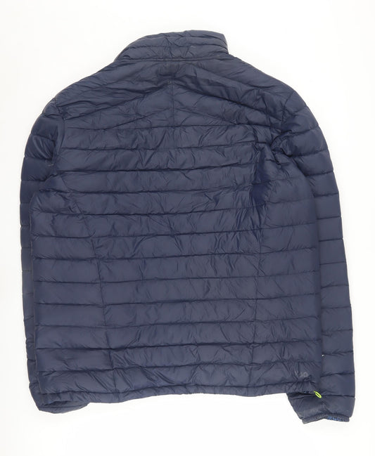 TOG24 Men's Blue Puffer Jacket L