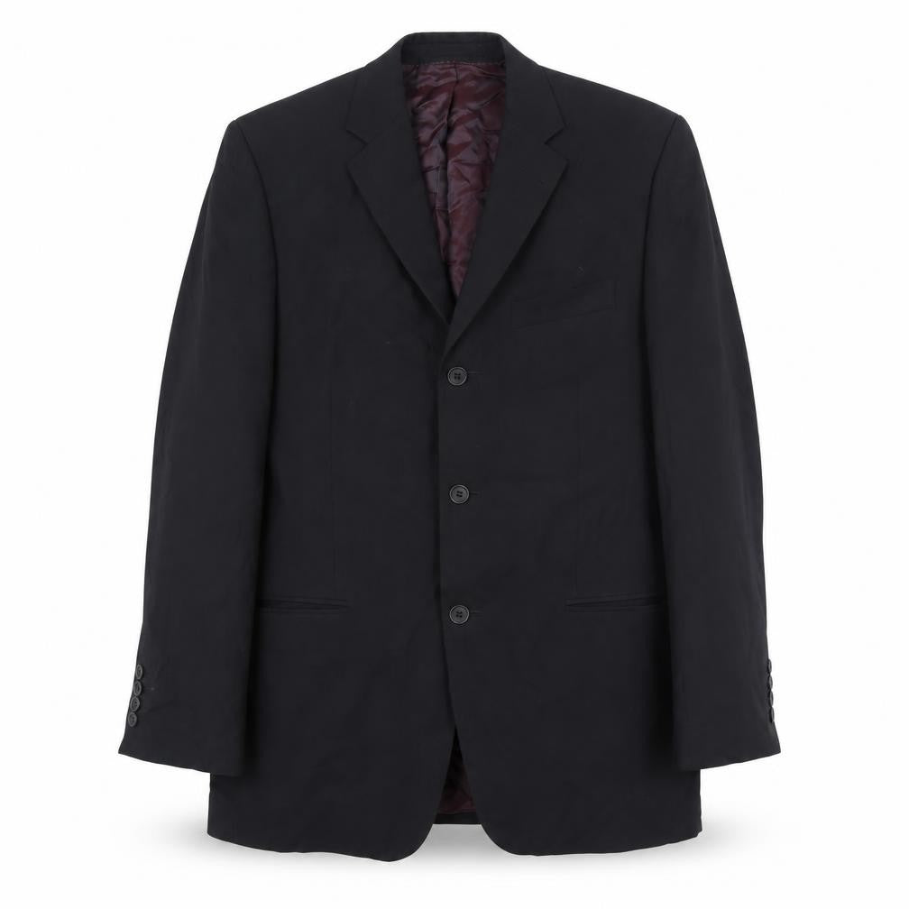 Mens 38 Chest Regular Ted Baker Black Three-Button Blazer