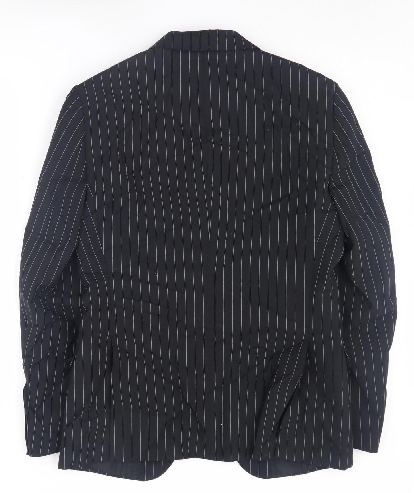 Ventuno 21 Men's Black Striped Blazer Size 36S