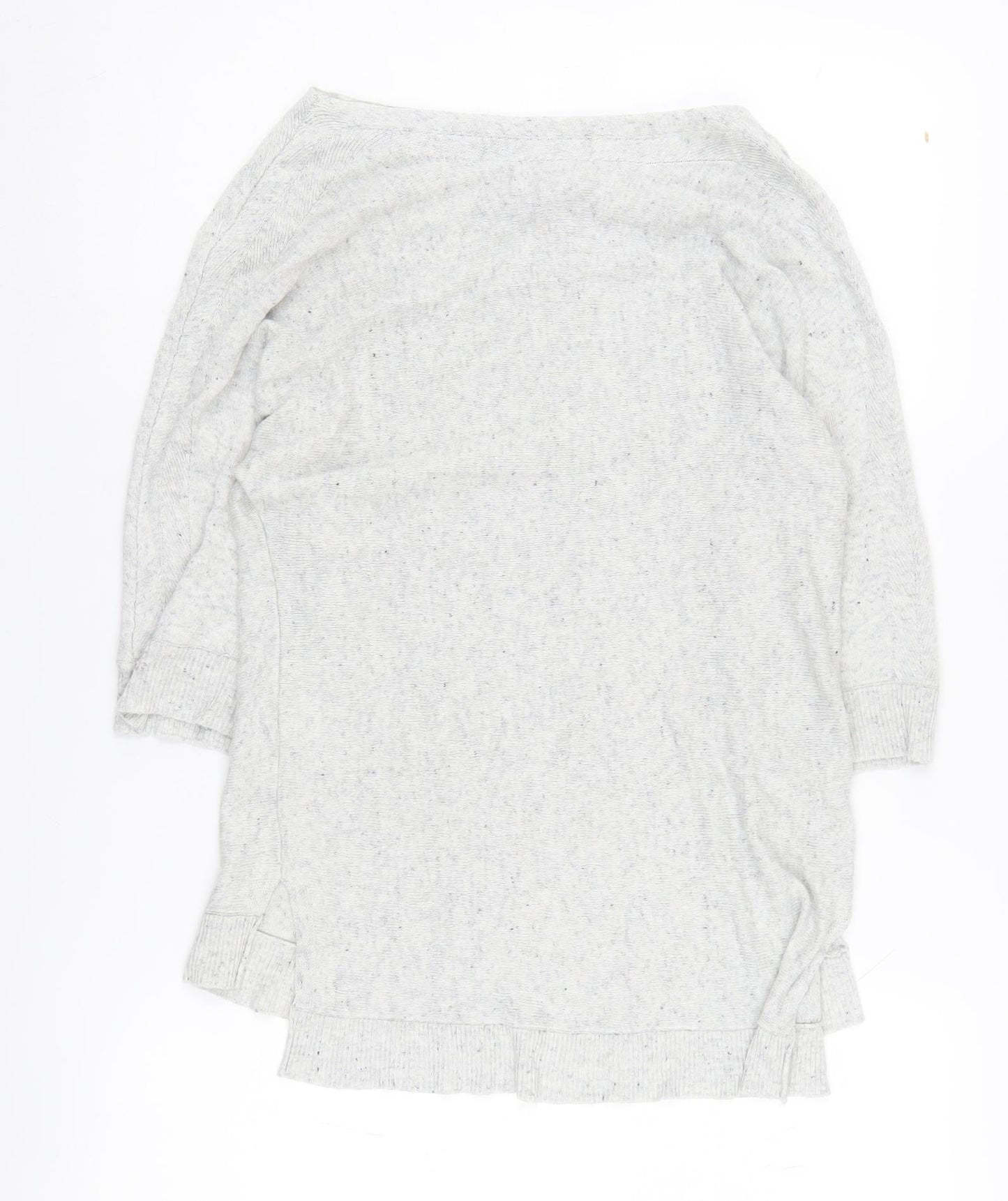 Monsoon Women Grey 3/4 Sleeve Jumper Size S