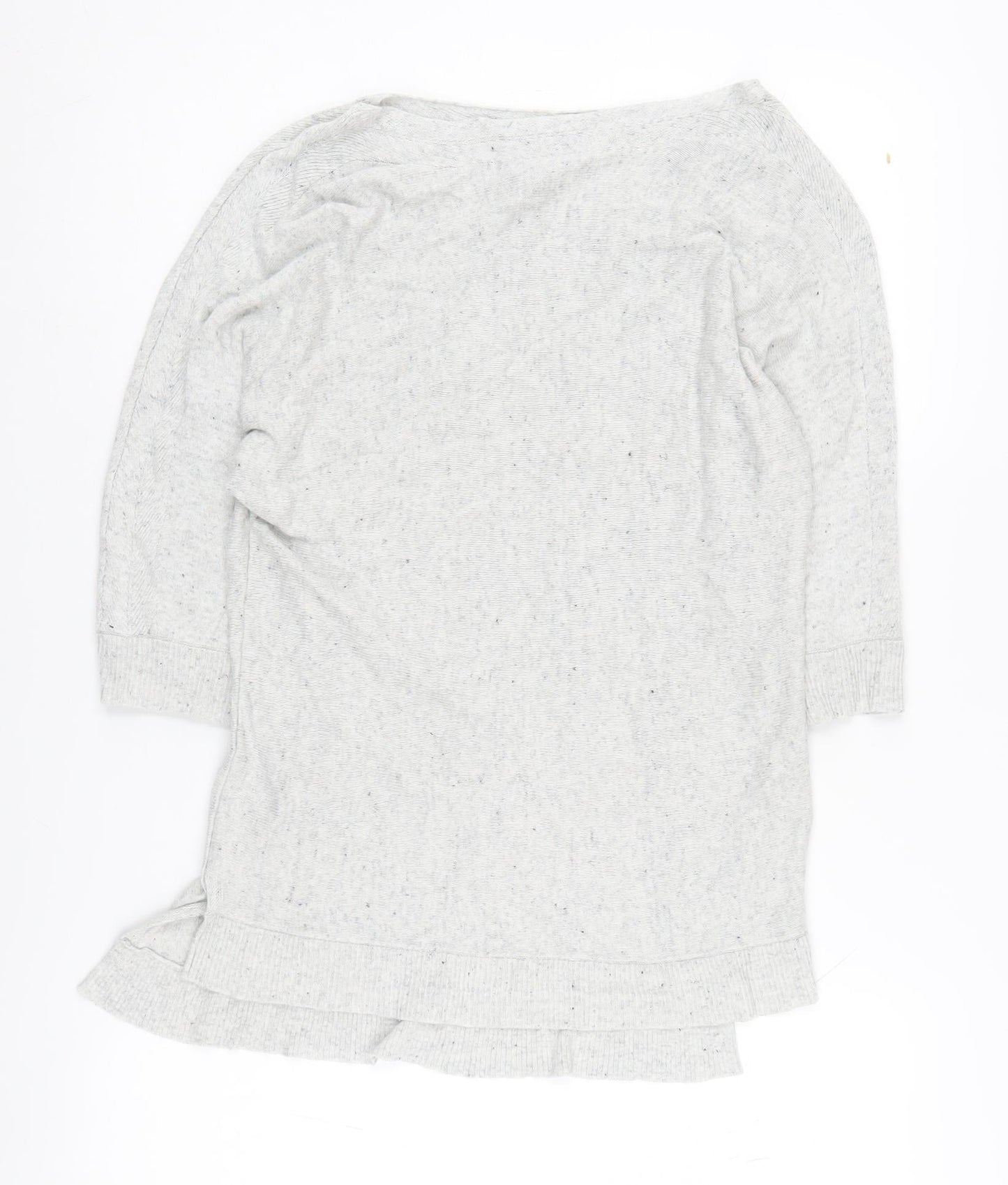 Monsoon Women Grey 3/4 Sleeve Jumper Size S