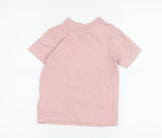 Adidas Girls Pink T-Shirt, 2-3 Years, Casual and Comfy
