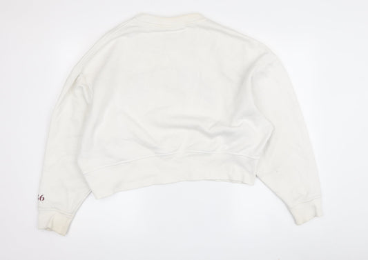 Harvard Women's White 2XS Pullover Sweatshirt