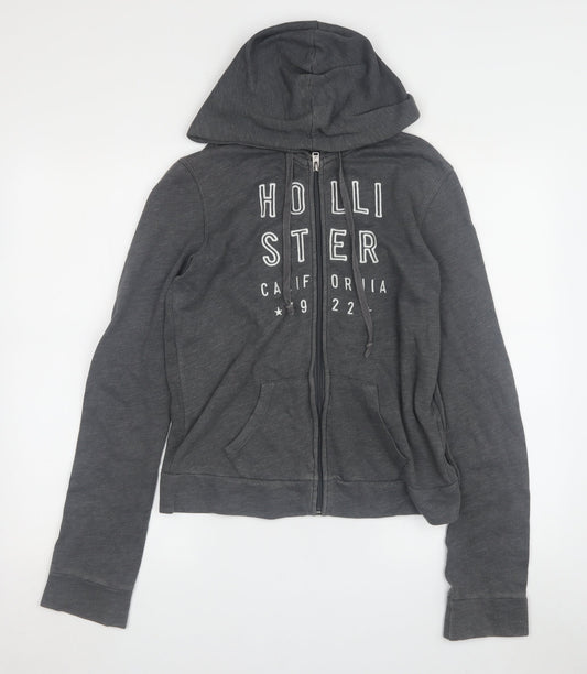Hollister Women's Grey XS Full Zip Hoodie