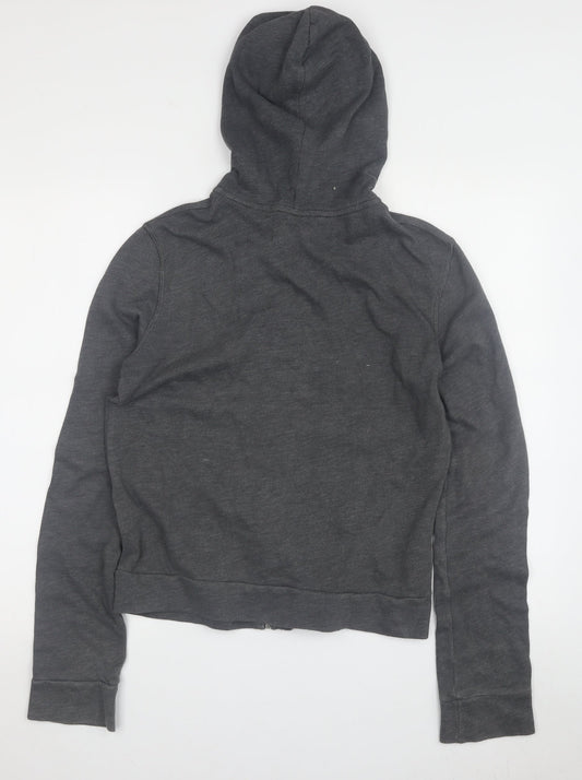 Hollister Women's Grey XS Full Zip Hoodie